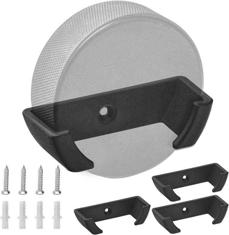 ZHIXING Hockey Puck Wall Mount Display (4 Pack) Hockey Puck Wall Rack Holder Brackets for Collectible Pucks & Game Winning Pucks, Wall-Mountable, Holder for all Hockey Pucks - Image 1